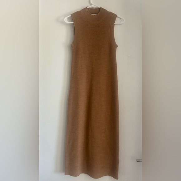 Aritzia Babaton Merino Wool Mock Neck Aesthetica Dress Size 2XS - Picture 2 of 5